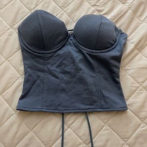 Light blue corset